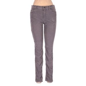 Loft Modern Skinny Velvet Velveteen Pants Grey Gray Size 27 / 4